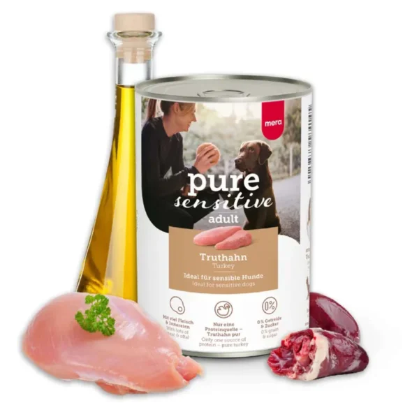 MERA Wet Turkey Dog Food 400 G - Image 2