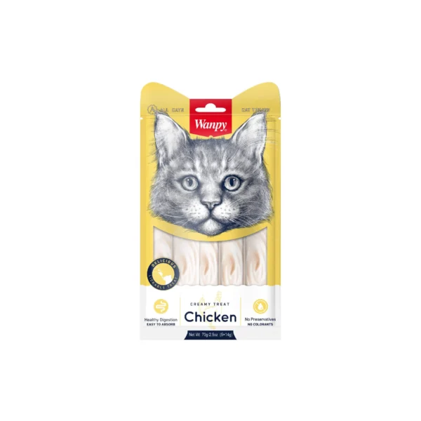 Wanpy Creamy Treats Chicken Flavor For Cat
