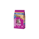 WHISKAS CAT ADULT 1+ YEARS CHICKEN & SALMON FLAVOR 1.1kg