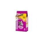 WHISKAS CAT ADULT 1+ YEARS CHICKEN FLAVOR  1.2Kg